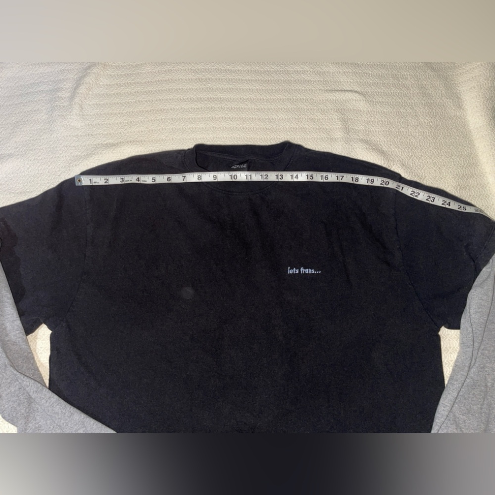 Urban Outfitters Jets Frans… Charcoal & Grey Oversized Long-sleeve T-shirt - Picture 6 of 6